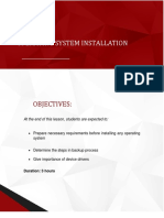 Unit 3 Lesson 5 - Os Installation