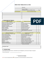 Permiso de Trabajo en Altura ILO