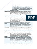 Chapter1 - Overview of Contemporary Counseling Models