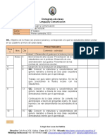 Cronograma Lenguaje y Comunicación 5° Básico S1 2023