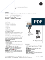 ANSI Version: T 8091-1 EN Type 3510 1 and Type 3510 7 Pneumatic Control Valves Type 3510 Micro Flow Valve