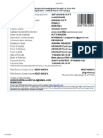 PAN Application Acknowledgment Receipt For Form 49A (Digital Application - Aadhaar Based e-KYC (Otp) )