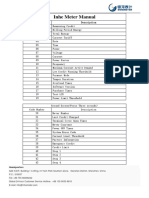 Inhe Meter Manual: Headquarters