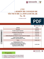 4a SESIÓN DE CTZ CONSEJO TÉCNICO DE LA ZONA - Modificada