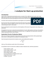 Induction Motor Analysis For Start-Up Protection