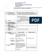 5es Detailed Lesson Plan. FINALS