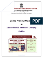 Online Training Program In: Electric Vehicle and Public Charging Station