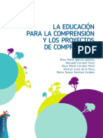 La Educación para La Comprensión y Los Proyectos de Comprensión