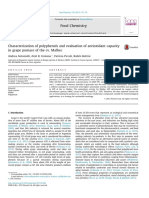 Characterization of Polyphenols and Evaluation of Antioxidant Capacity in Grape Pomace of The Cv. Malbec