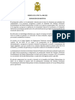 Ord 006 2021 Pmu Presupuesto 2022