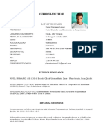 Curriculum Vitae Kevin Geovanny Lopez