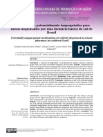 4.2 2018 Medicamentos Potencialmente Inapropirados para Idosos Dispensados No RS