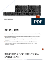 Fuentes de Información Académica