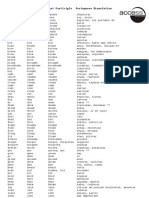 Lista de Verbos Irregulares Acess