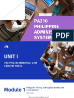 PA210 Philippine Administrative System