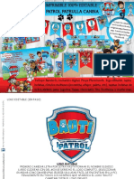 PAW PATROL Kit Imprimible