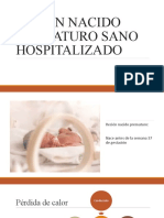 Recién Nacido Prematuro Sano Hospitalizado