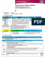 Sesion de Aprendizaje 08 Matematica