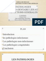 PATHOLOGIES Dentaires Liées Aux Affections Générales