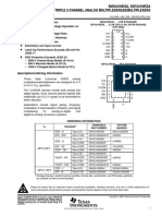 SN54LV4053A, SN74LV4053A Triple 2-Channel Analog Multiplexers/Demultiplexers