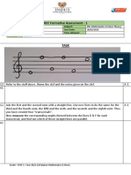 IDU Music Theory & Mathematics Formative Assessment 1 Grade 6