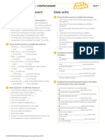 OUT AND ABOUT 1unit 1 Grammar Practice-Reinforcement