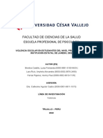 Trabajo de Investigación - Violencia Escolar Terminado