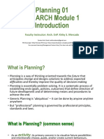 Planning 01 Module 1