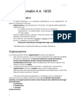 Appunti Corso Di Sistemi Informativi