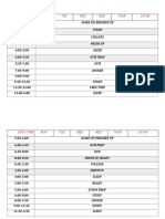 Time Table