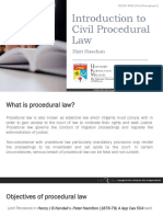 Intro To Sources of Civil Procedure Law - Hizri