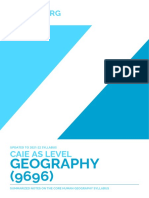 Caie As Level Geography 9696 Core Human Geography v1