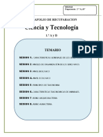 Portafolio de Recuperacion - Ciencia y Tecnologia. 1º A y B.