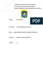 Evolucion de La Topografia Ramos Vasquez Erenson