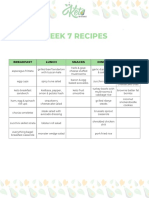 Mealplan Week7