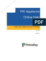 PrimeKey PKI Appliance Online Help