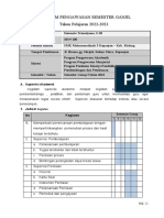 Program Pengawasan Semester Genap