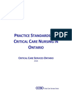 2018 Practice Standards For Critical Care Nursing in Ontario English Final