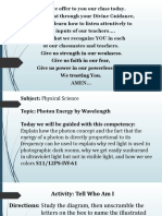 Q 2 Week 3 Day 3 4 Photon Energy by Wavelength