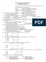 FOURTH QUARTERLY EXAMINATIONmath9