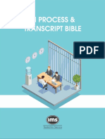 PI Process and Transcript Bible