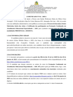 Comunicado 04 2023 1 Formação Continuada em AEE