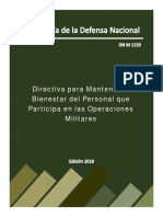 Directiva Bienestar Pnal. Ops. Mil.