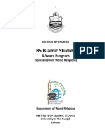 BS Islamic Studies (World Religions)