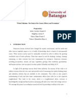 Water Pollution CONCEPT PAPER