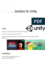 Introduction To Unity