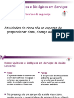 Riscos Biológicos e Químicos Serviços Saúde