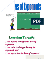 Laws of Exponent