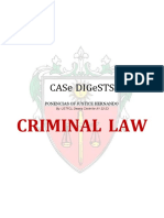 Criminal Law - J. Hernando Cases