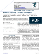 Anomaly Detection Applied To ISHM For Thickness Reduction Analysis in Controlled Environments